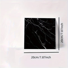 10pcs Waterproof Marble Tile Stickers Bathroom Floor Easy to Install