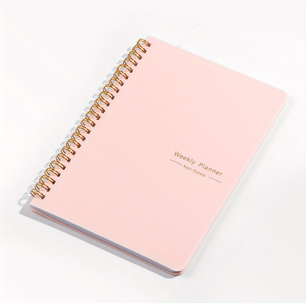 A5 Hardcover Coil Plan Book 52 Sheets Waterproof Student Business Notebook