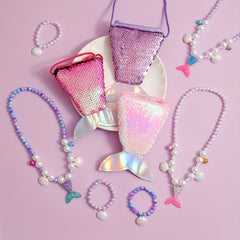 Mermaid Tail and Shell Accessory Set for Girls
