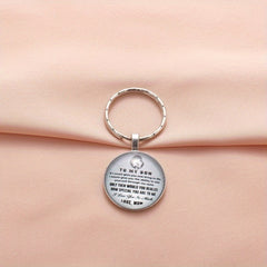 Mother child Keychain For Son Birthday Bag Purse Charm Accessories