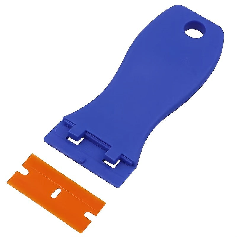Plastic Razor Blade Scrapers for Glass Windshields and Auto Windows