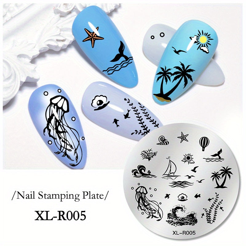 Nail Art Stamping Plate Set for Stunning Manicures