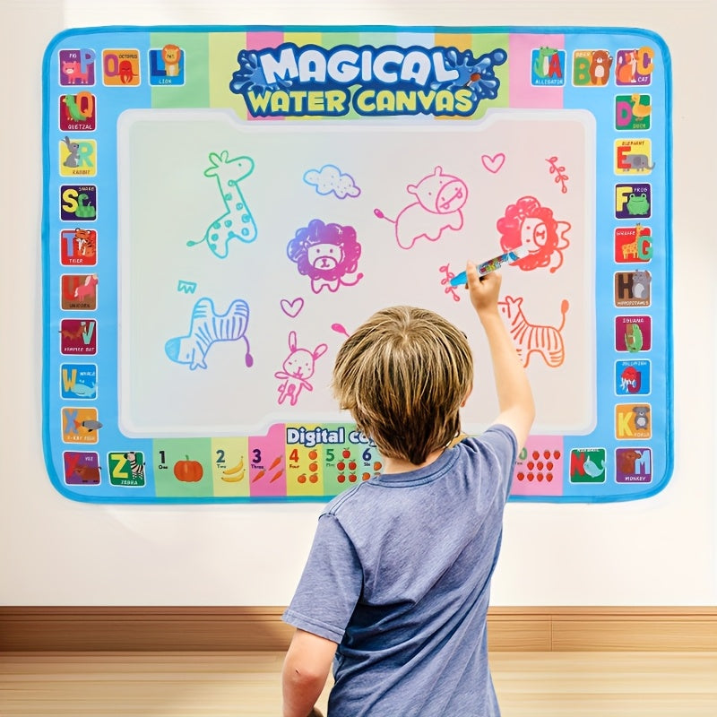 Magic Water Canvas for Kids Portable Art Toy with Underwater Theme