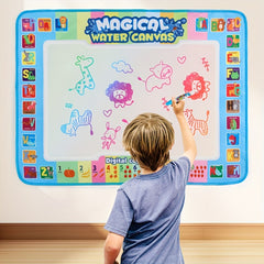 Magic Water Canvas for Kids Portable Art Toy with Underwater Theme