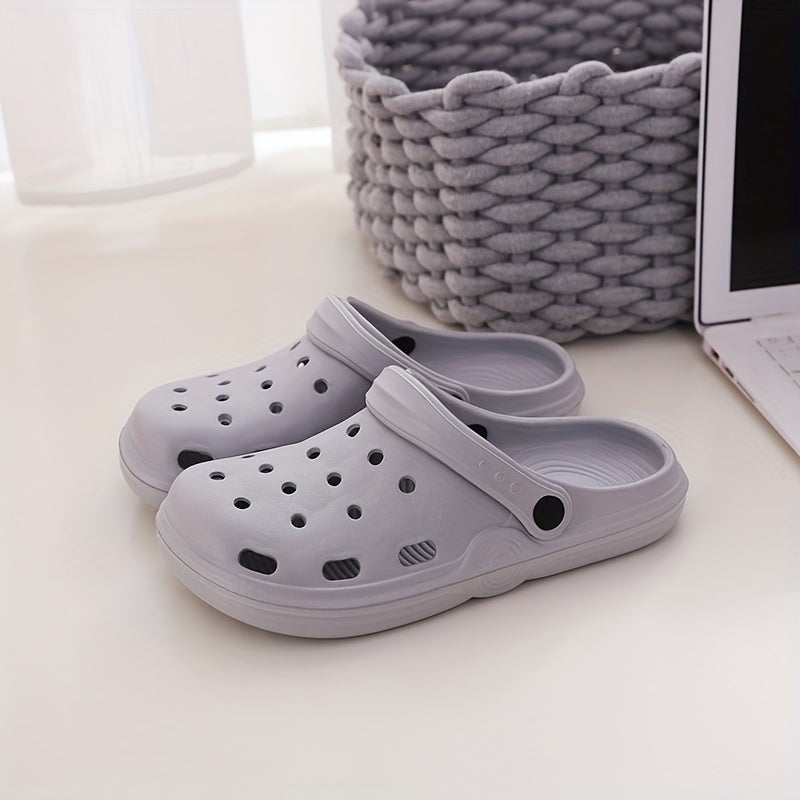 Men's Closed Toe Garden Clogs Soft Sole Slip-On Sandals