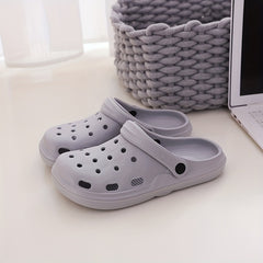 Men's Closed Toe Garden Clogs Soft Sole Slip-On Sandals