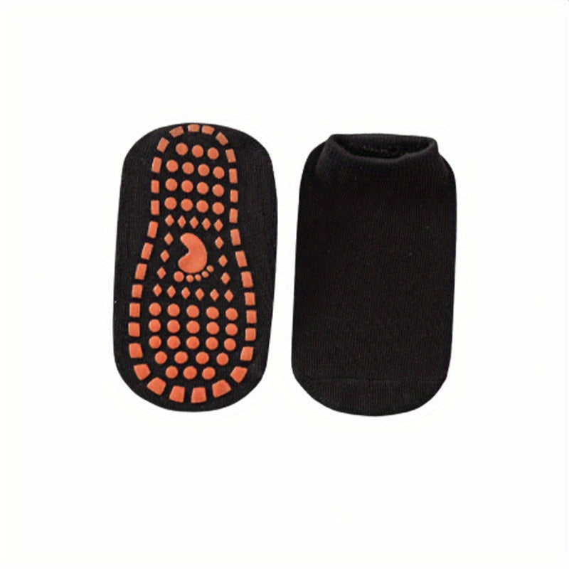 1 Pair Non-Slip Yoga Fitness Socks Soft Breathable Solid Socks