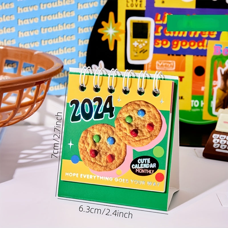Mini Small Desk Calendar Desktop Decoration Student Planner