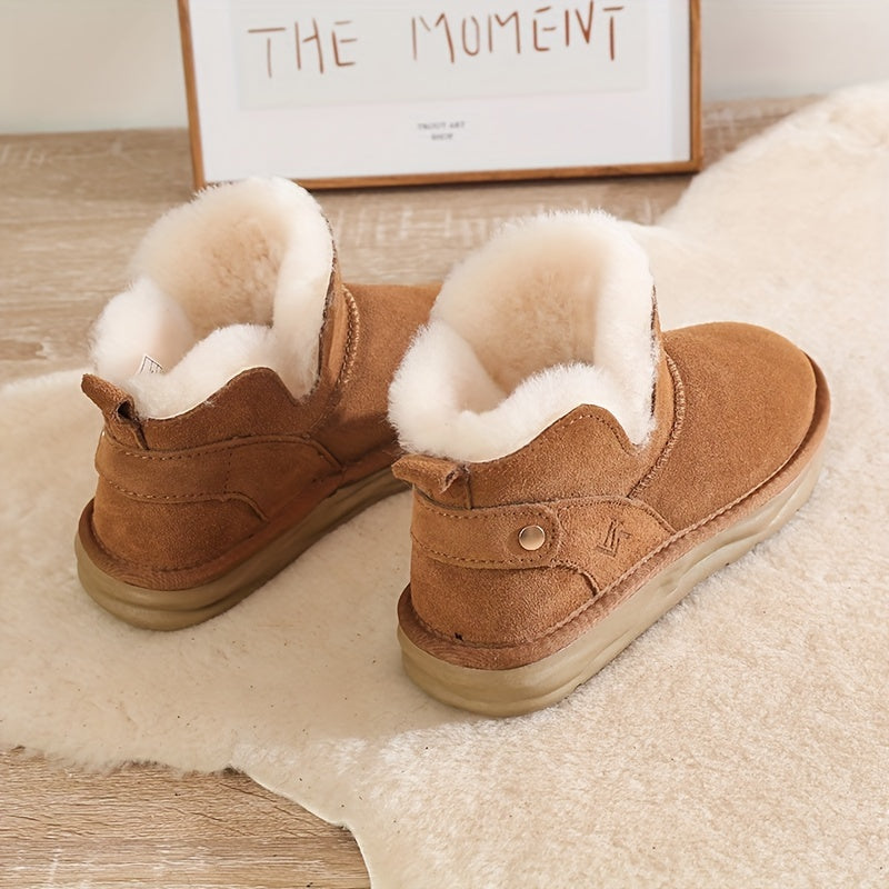 Non Slip Medium Tube Snow Boots for Women