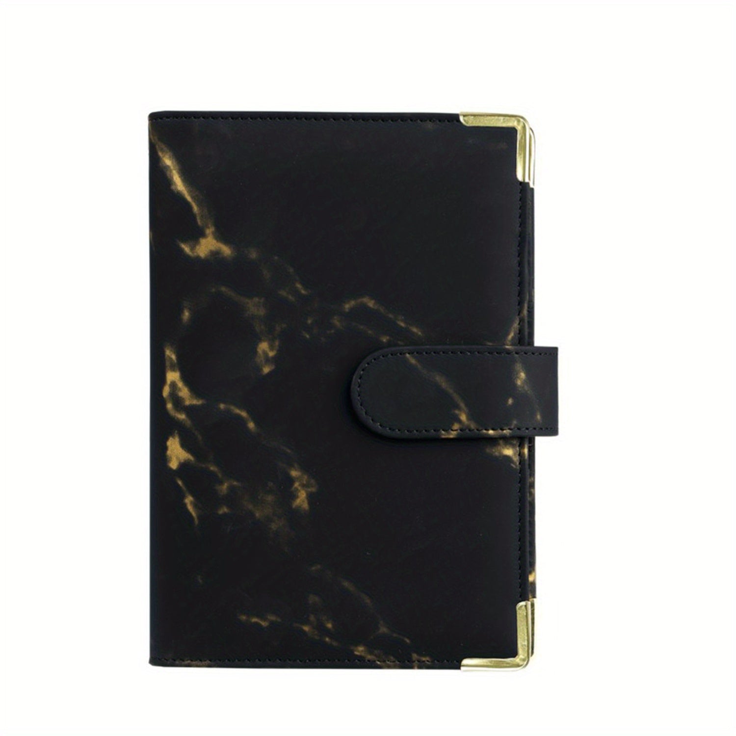 A6 Binder 6 ring Planner Marbled PU Leather Loose leaf Notepad
