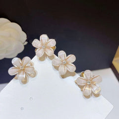 Daisy Pearl Hair Clips Set Mini Side Clip Claws Women Girl Hairpin Accessories