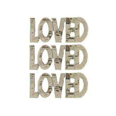 Sequin Patches Iron On Stickers DIY Decoration For T-shirt