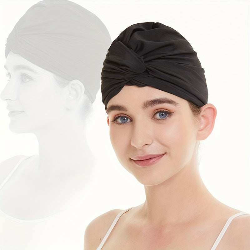 Comfortable Non-Slip Nylon Swimming Cap for Long Hair
