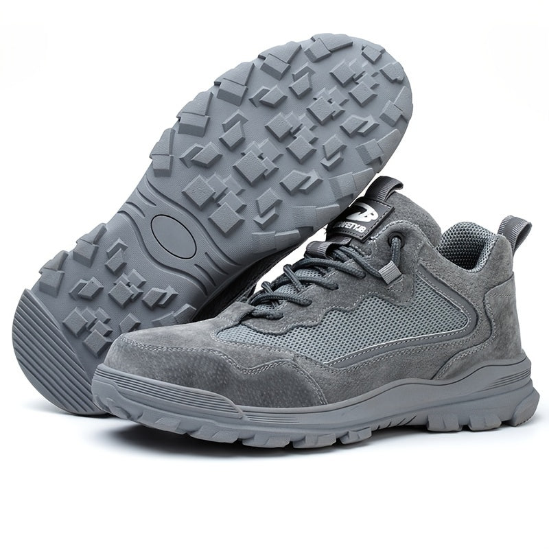 Men's Steel Toe Puncture Proof Work Safety Shoes