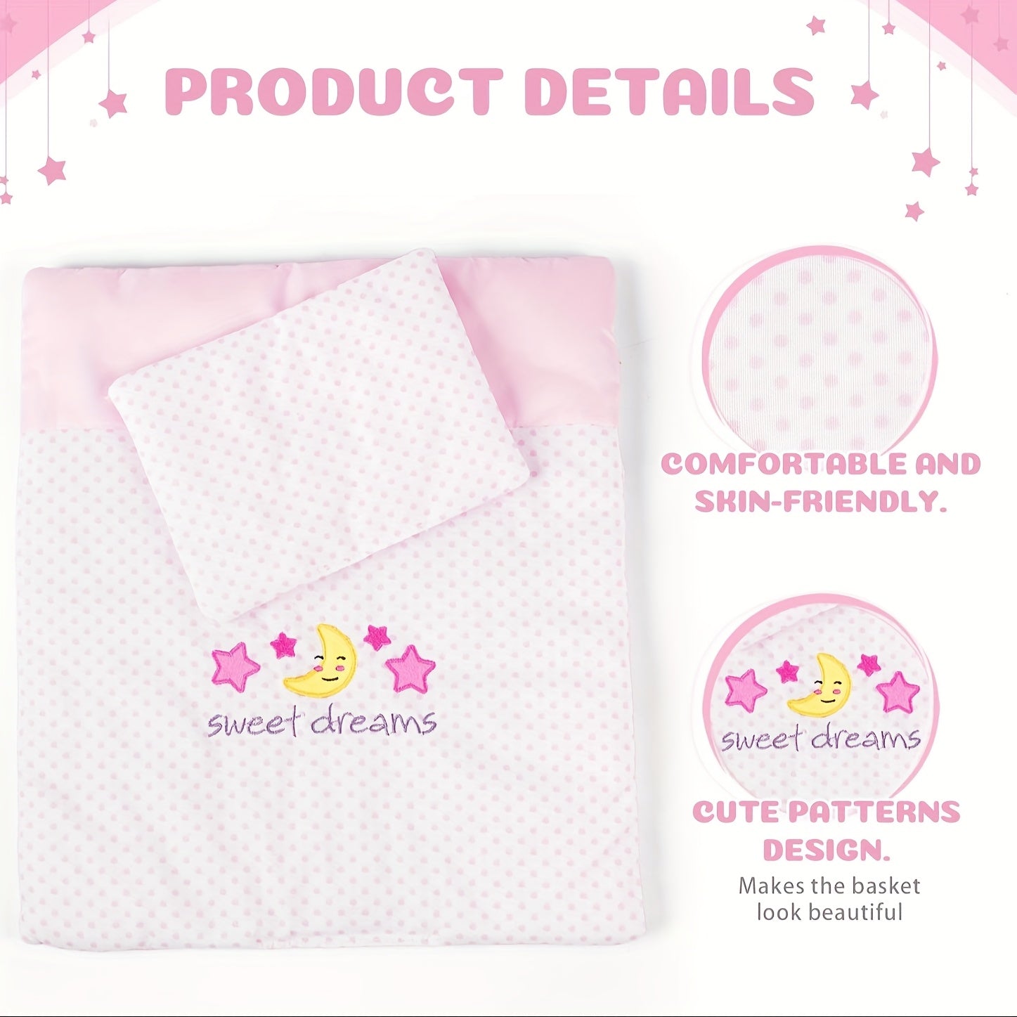 Doll Blanket Pillow Toy Accessory for 14-inch Reborn Dolls