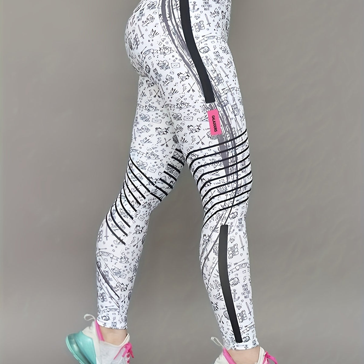 Quick Drying Yoga Leggings High Waist Sports Pants