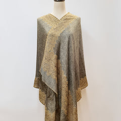Boho Paisley Jacquard Tassel Scarf Wrap