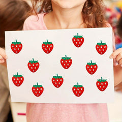500pcs Holographic Red Strawberry Stickers for Scrapbooking Party Decor