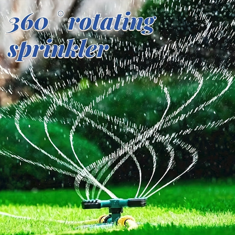 360 Rotating Garden Sprinkler for Large Areas Adjustable & Easy To Use