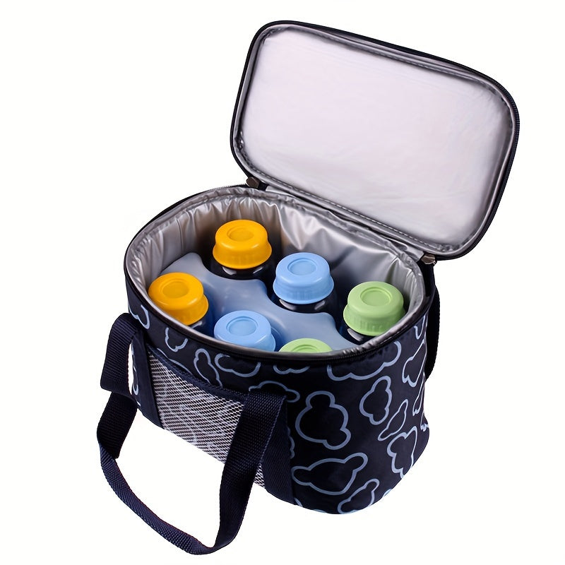 Portable Beverage Insulation Bag Waterproof Cooler Bento Bag