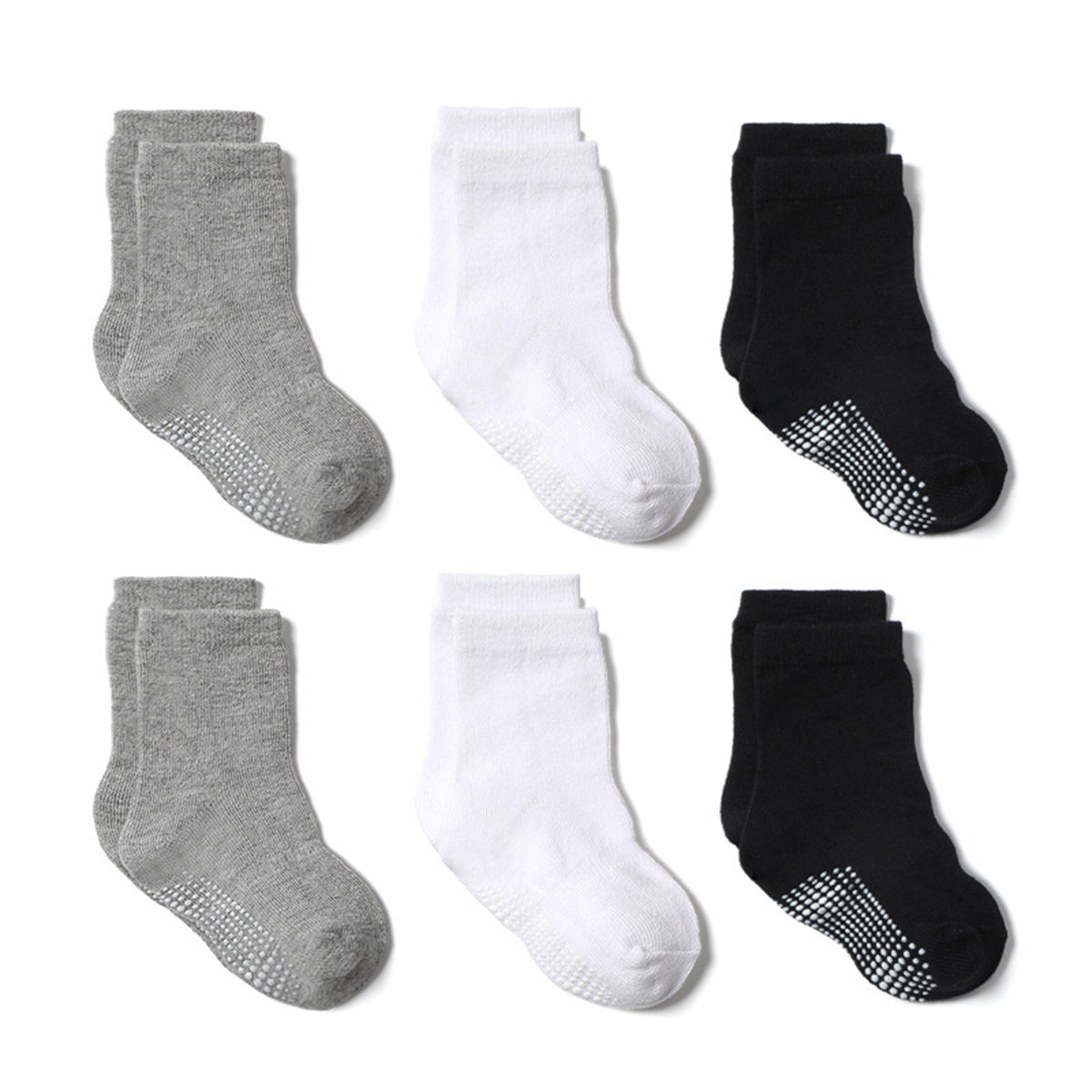 6 Pairs Non Slip Warm Ankle Socks for Baby Toddler