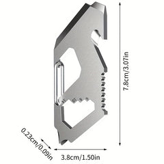 Metal Buckle With Bottle Opener Ruler Saw Screwdriver Multitool