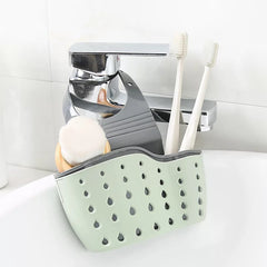 Adjustable Sink Sponge Holder Double Decker Hanging Basket