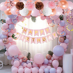 Rose Golden Party Decorations Birthday Party Decor Kit