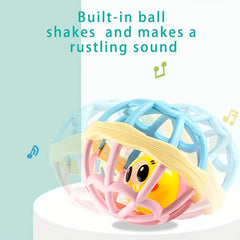Baby Fitness Soft Rubber Toy Crawling Guide Ball Dumbbell