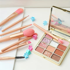 Mini Makeup Brushes Portable Soft Hair Makeup Brush Set Beauty Tools