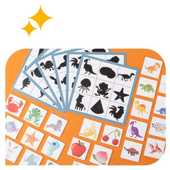 Wooden Shadow Matching Game Puzzle Toy Cognitive Development