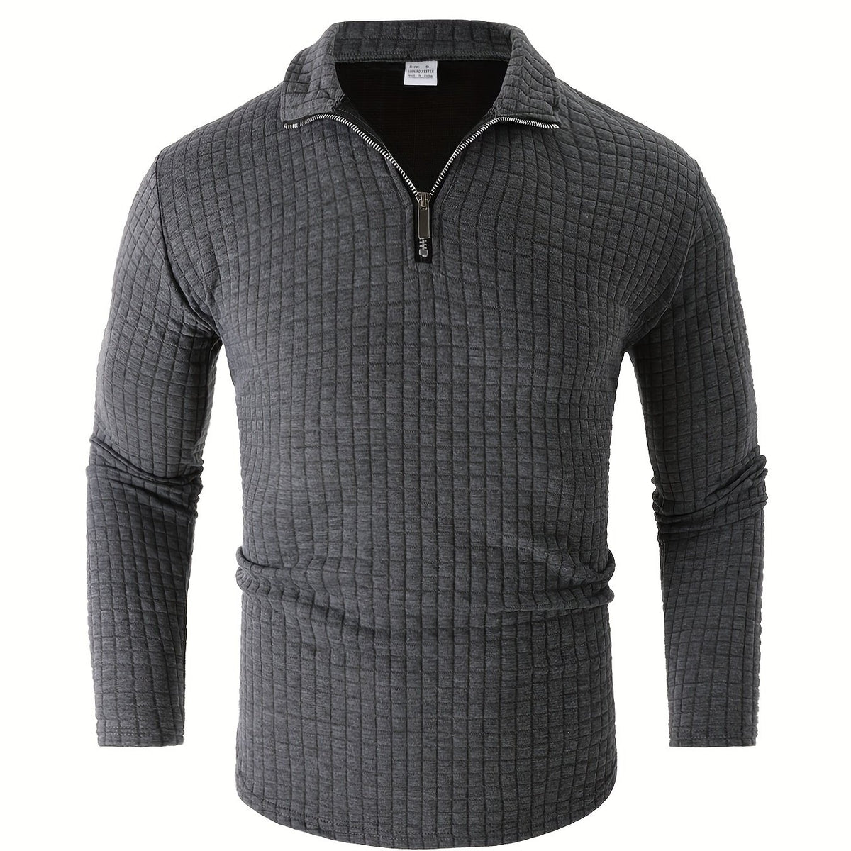 Men's Stand Collar Zip Sweatshirt