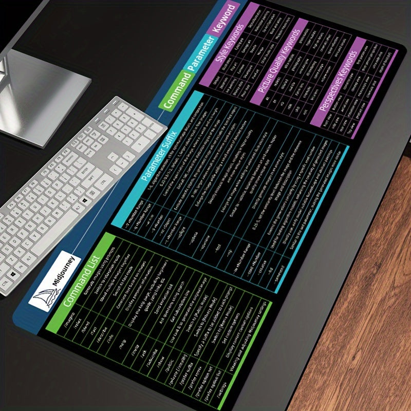 Midjourney Large Keyboard Mat 40x15 inches