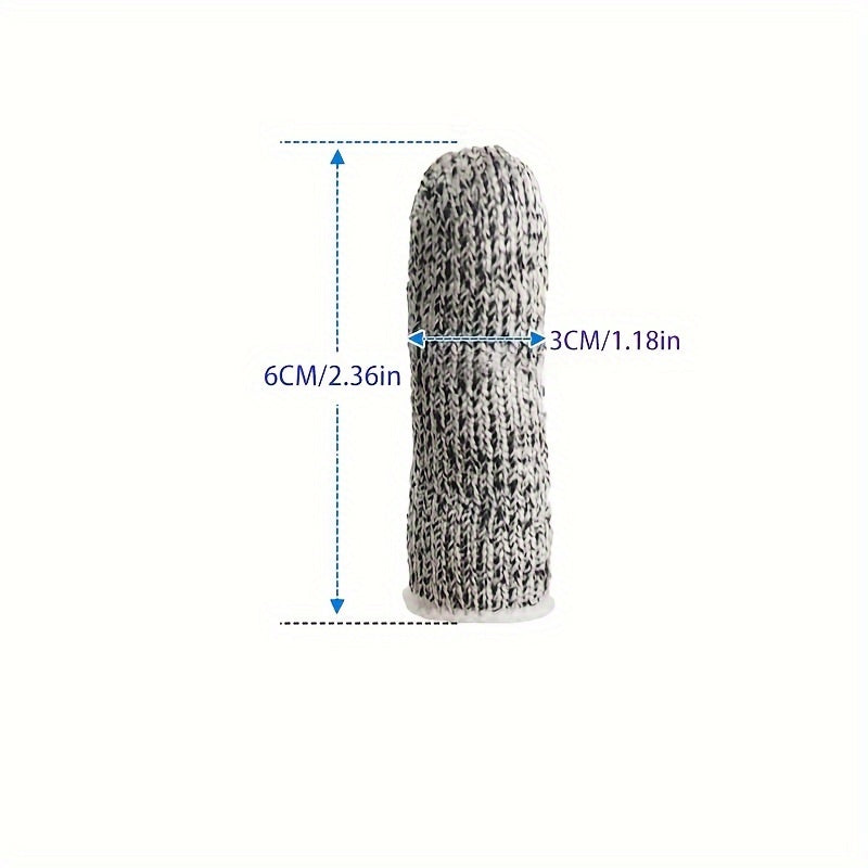 10pcs Cut Resistant Finger Sleeves for Outdoor Activities