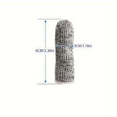 10pcs Cut Resistant Finger Sleeves for Outdoor Activities