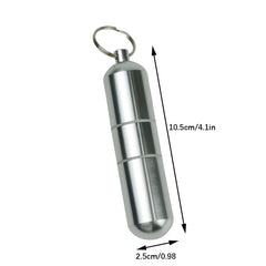 Men's Stainless Steel Gray Waterproof Cigarette Case