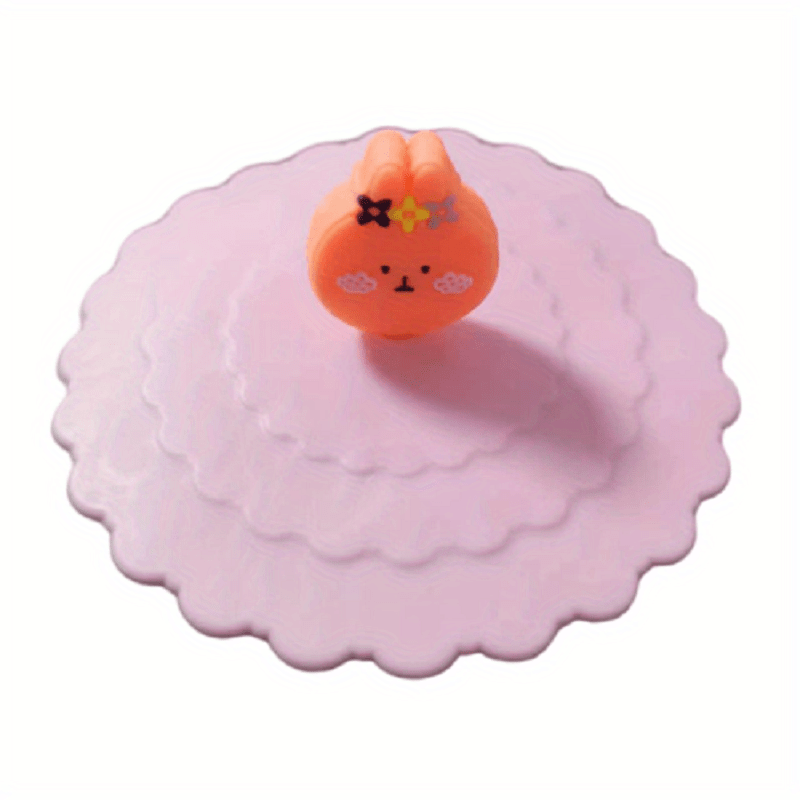 Cartoon Silicone Cup Lids - Prevent Leakage & Dust - Sealed Cup Lids