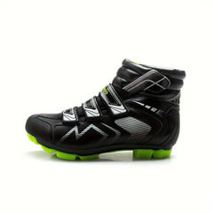 Men's High Top Cycling Sneakers for SPD Cleat Breathable Sport Shoes