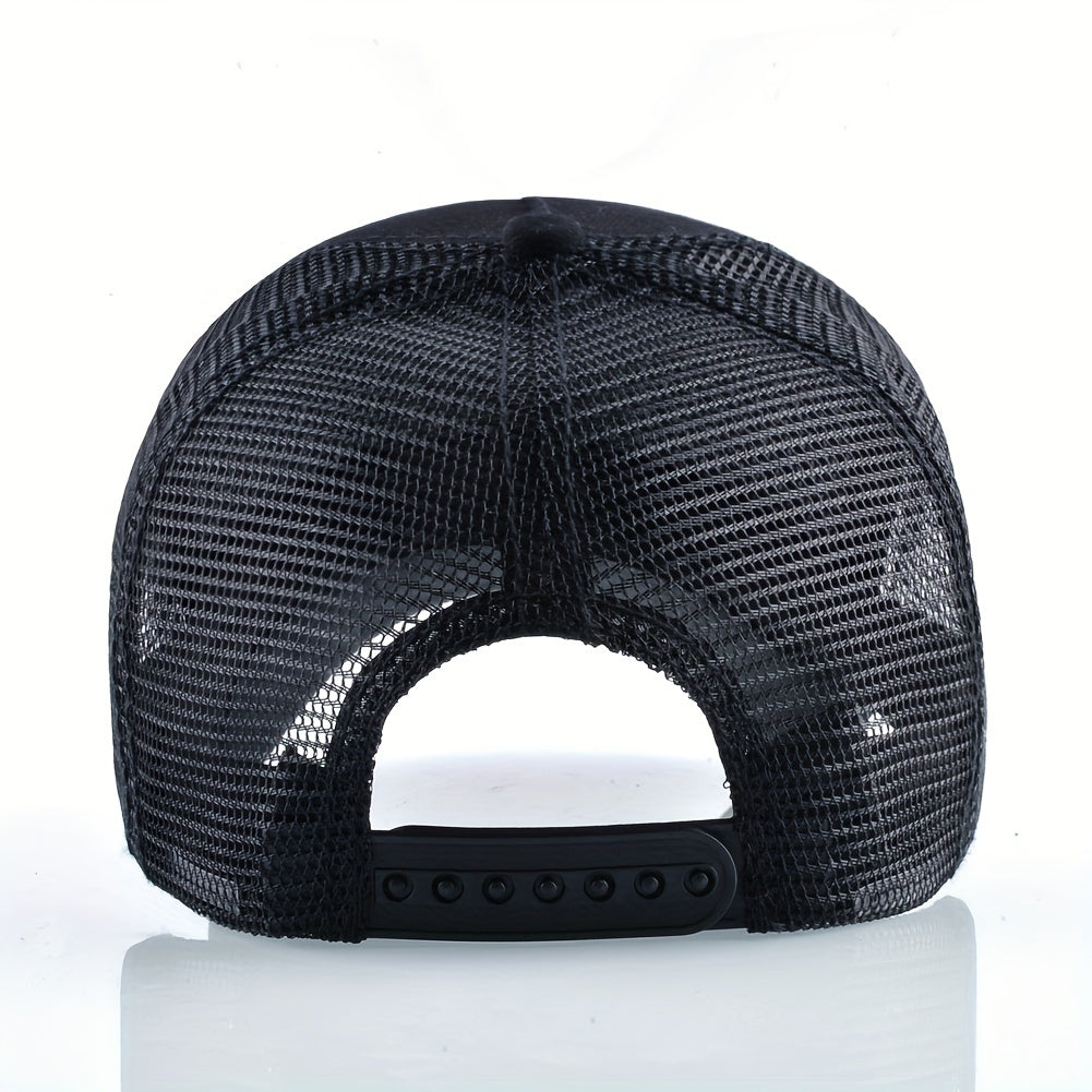 Casual Embroidered Animals Goat Pattern Sunshade Cap