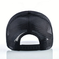 Casual Embroidered Animals Goat Pattern Sunshade Cap