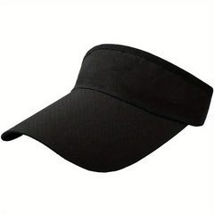 Summer Sun Hat Mens Empty Top Hat Topless Solid Light Board Hat