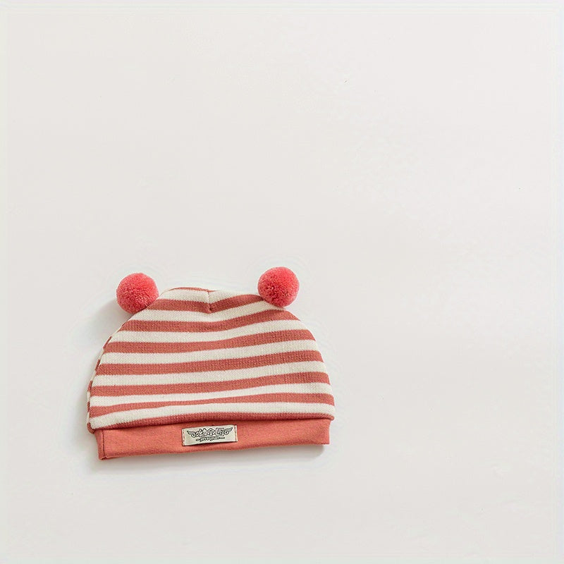 Striped Ball Baby Hat Head Cap Newborn Cap
