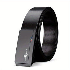 Men's Auto Buckle PU Leather Belt, Holiday Birthday