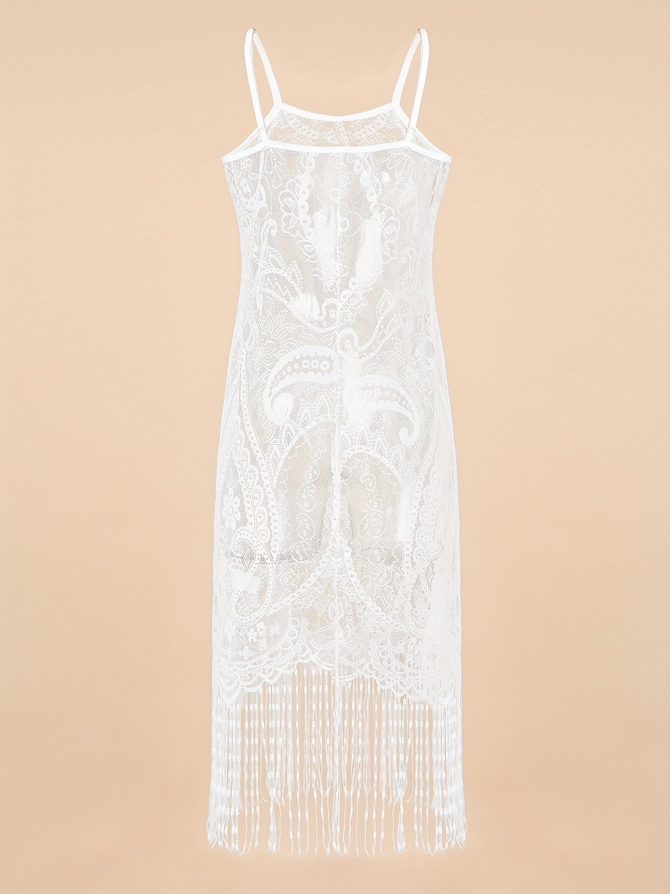 Lace Trim Boho Nightdress