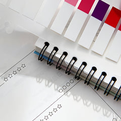 1 Sheet 4 Styles Index Stickers Easy To Stick Writable Labels for School Office