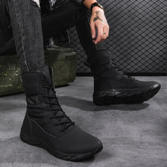 Men's High Top Tactical Work Boots Non Slip Durable Boots