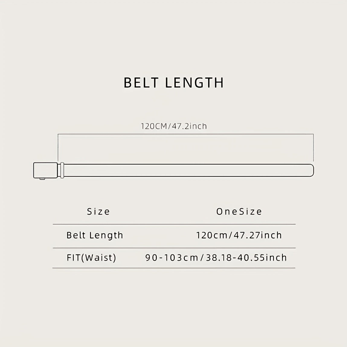 Men's Business Casual Suit Casual Wear Belt