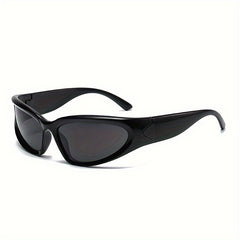 Y2K Wrap Around Sports Sunglasses Mirrored UV400 Shades