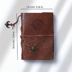 Pirate Notebook Vintage European Retro Travel Diary Sketchbook