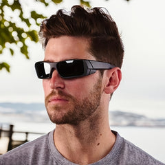 Men's Polarized Square Sunglasses Sports Cycling Fishing UV 400 with Case